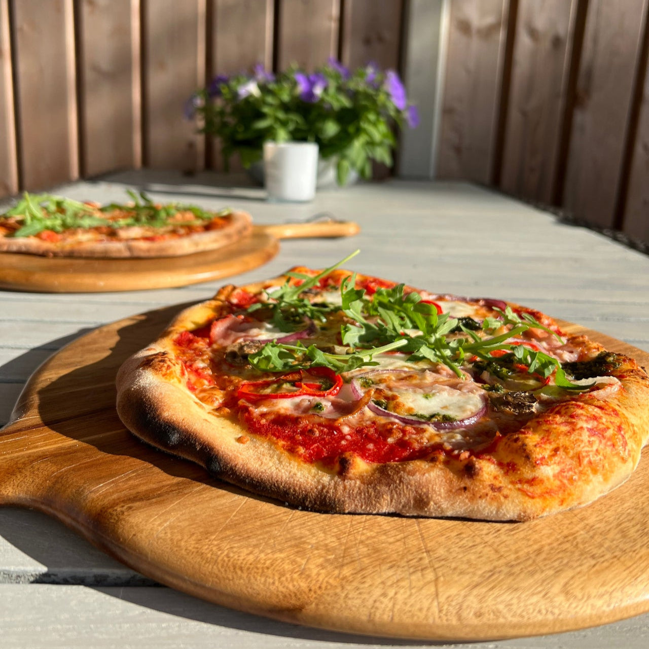 Fiorenza Wood - Luxe staande Elektrische pizzaoven