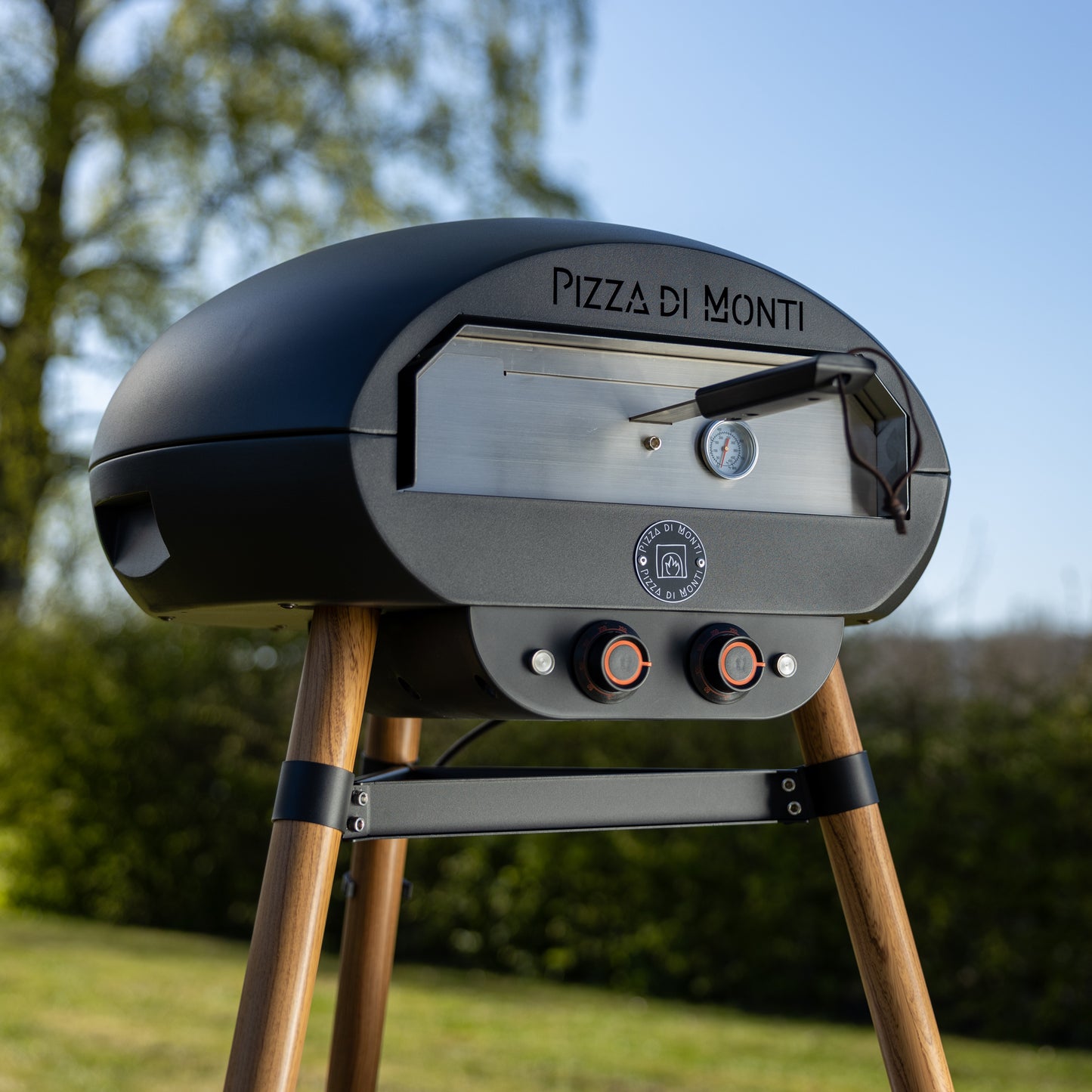 Fiorenza Wood - Luxe staande Elektrische pizzaoven